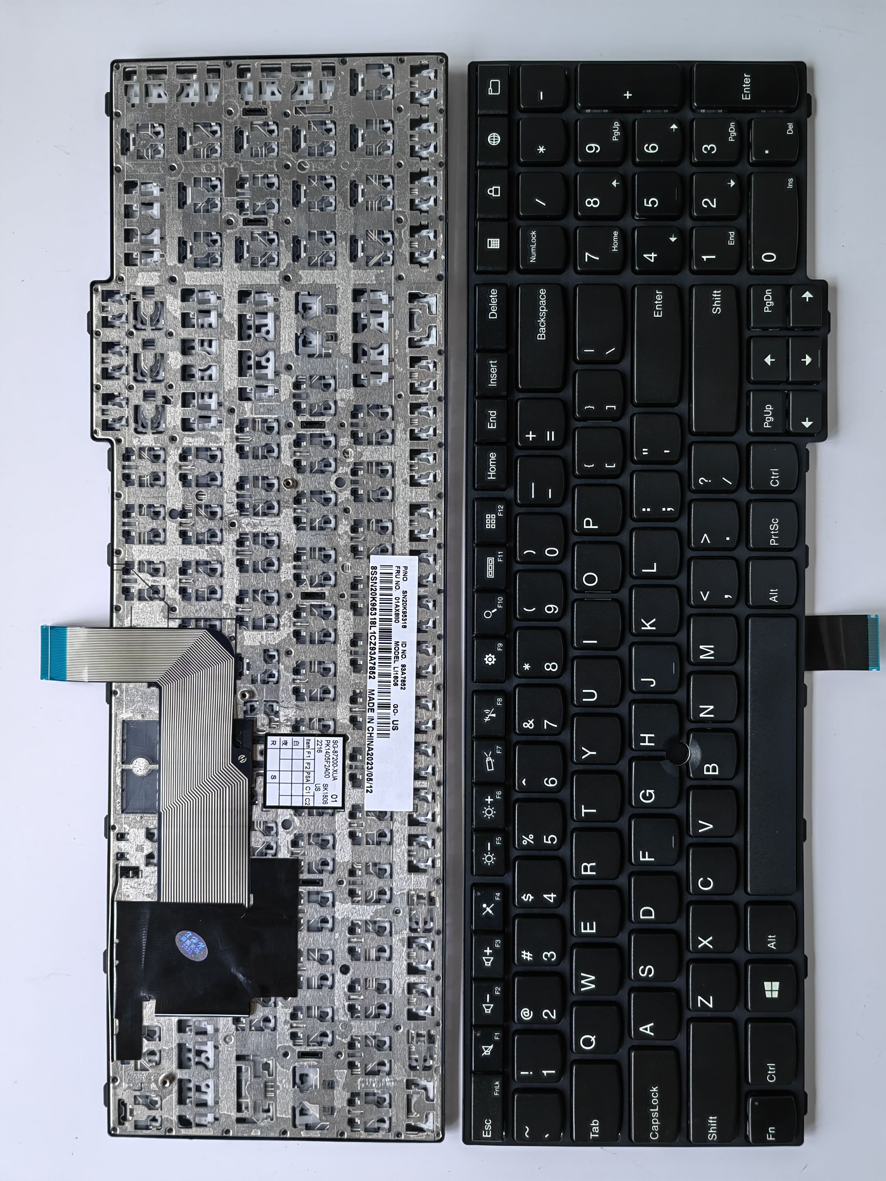 Picture of New Replacement Laptop Keyboard For IBM E550/SK full light/E555/E550C/E560/E565 BLACK FRAME BLACK With hole (OEM) US Layout